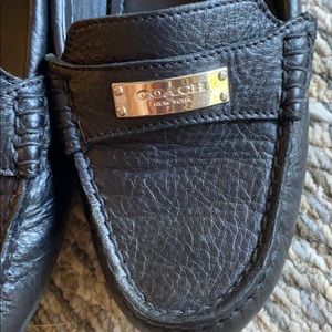 Coach Women’s loafers - black - gently used